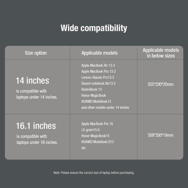 14.0 Inch Water Wave Texture Laptop Sleeve Versatile Design Black Case Mods Stickers & Decals