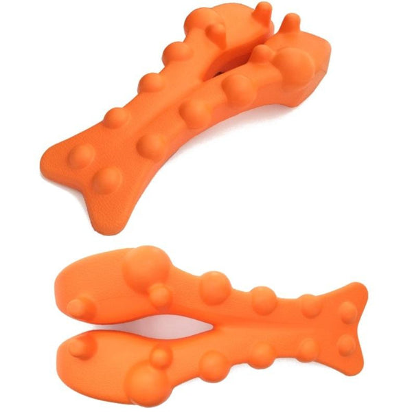 Orange Shiatsu Lumbar Massager Soothing Spine Cushion Massagers