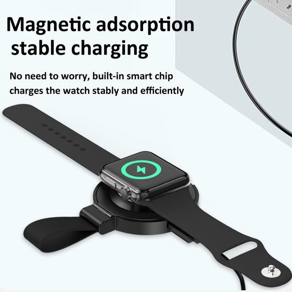 3 In 1 Magnetic Wireless Charger With Phone Ring Black Chargers & Cradles