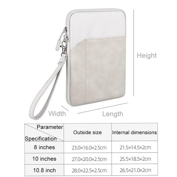 Parallel Deals Protective Felt Sleeve Carrying Bag Light Grey Laptop Cases & Bags