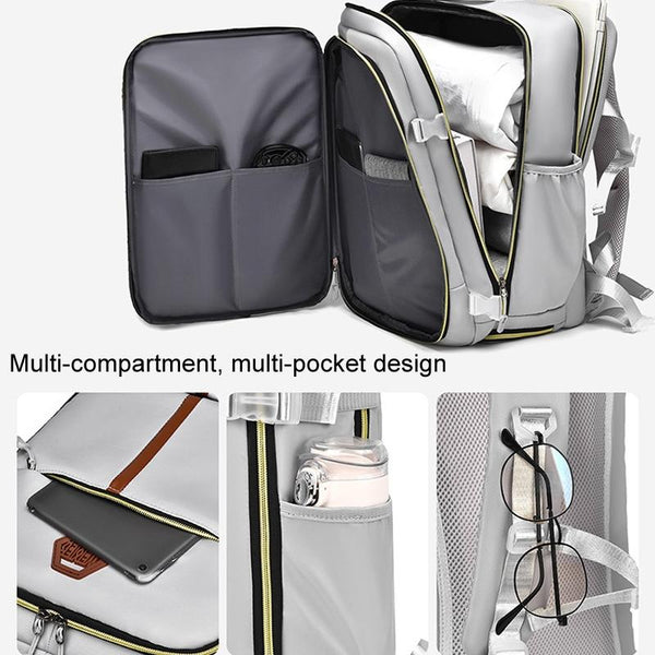 Large Capacity Travel Shoulder Bag For Students Black Bags