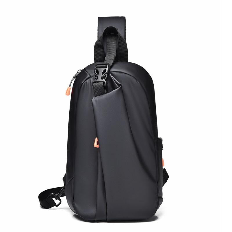 Versatile Crossbody Chest Bag For Casual Sports Use Black Bags