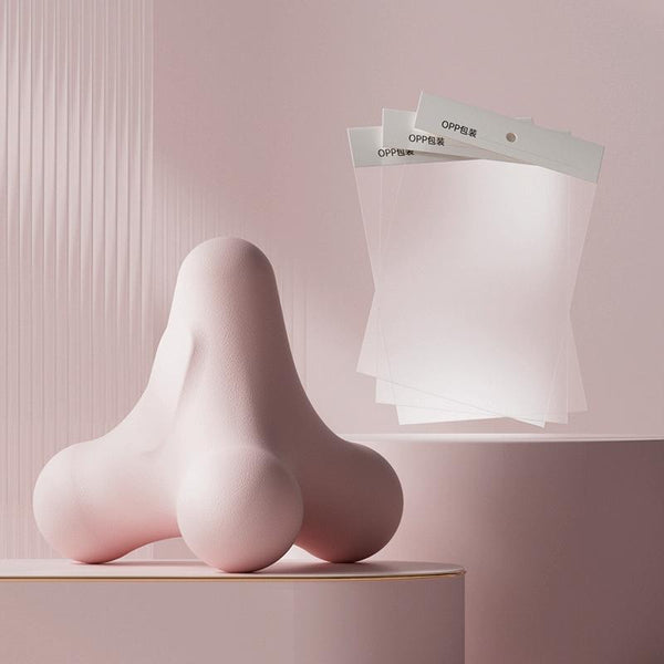 4 Corner Fascia Massage Ball For Neck & Shoulder Relief Yoga Fitness Pink Massagers