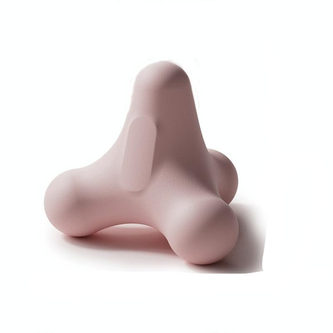 4 Corner Fascia Massage Ball For Neck & Shoulder Relief Yoga Fitness Pink Massagers