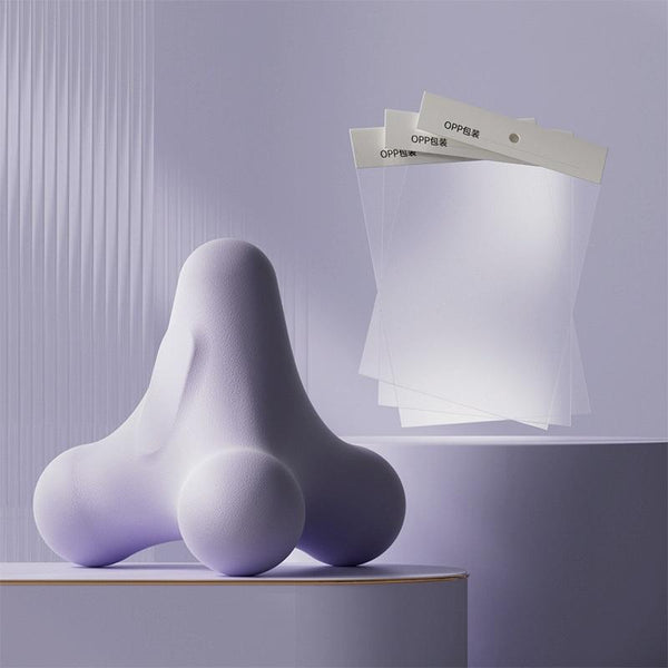 4 Corner Fascia Massage Ball For Neck & Shoulder Relief Yoga Fitness Pink Massagers