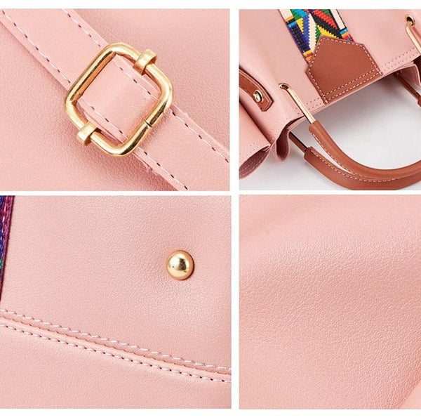 Versatile 4 In 1 Messenger Bag For Women Fashionable & Spacious White Women's Bags & Handbags