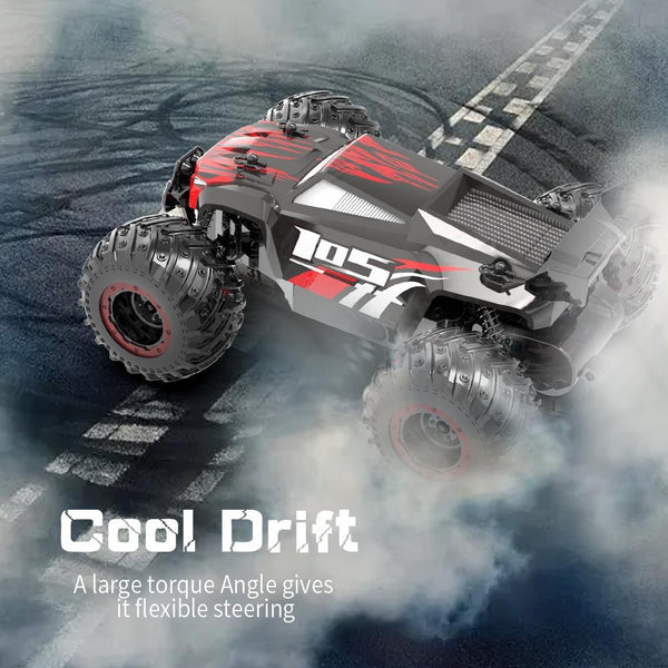 Off Road 2.4G Rc Electric Climbing Vehicle Black Red Remote Controlled Toys