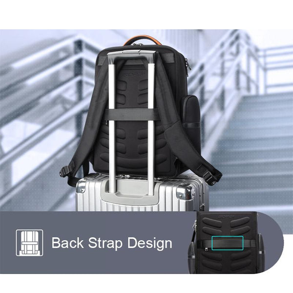 Black Multifunctional Anti Theft Laptop Backpack With Usb Charging Hole Laptop Cases & Bags