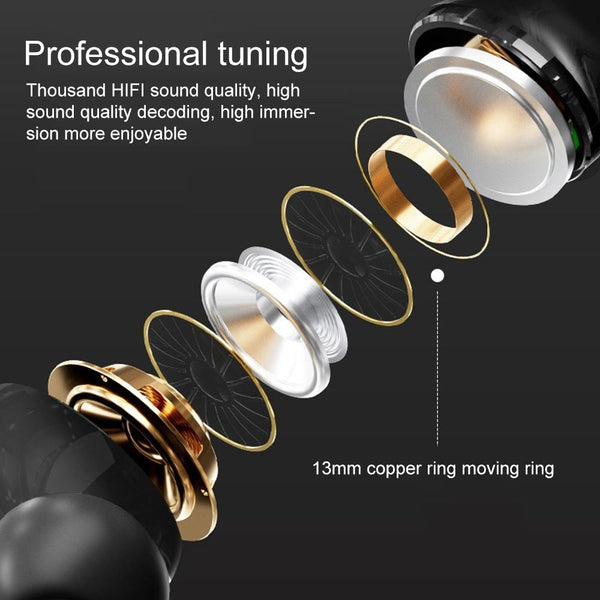 A9 Pro Smart Colourful Touch Screen Anc Enc Noise Reduction Wireless Bluetooth Earphone White Earbuds