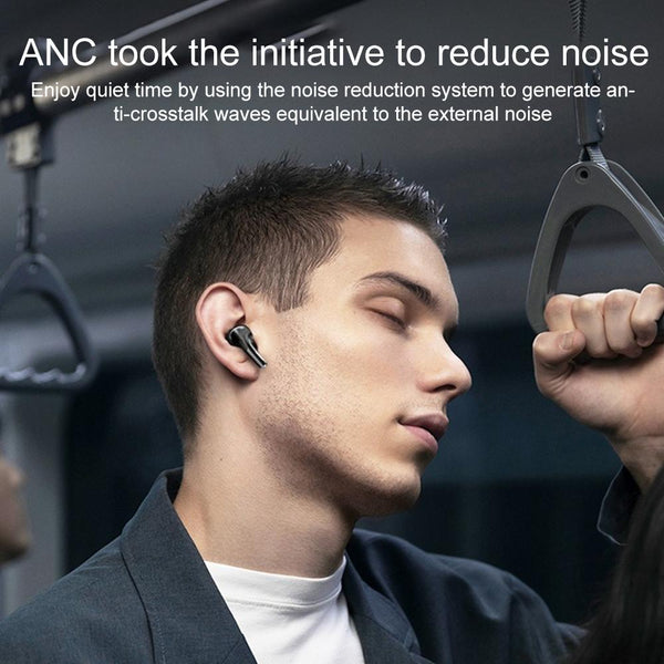 A9 Pro Smart Colourful Touch Screen Anc Enc Noise Reduction Wireless Bluetooth Earphone White Earbuds