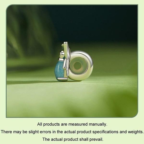 925 Sterling Silver Blue Luminous Zircon Bee Silicone Diy Beads Charms & Pendants