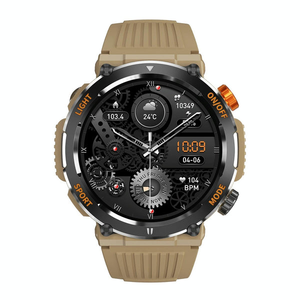 1.46 Inch Round Screen Bluetooth Smart Watch Support Health Monitoring & 100+ Sports Modes Orange Smart Watches