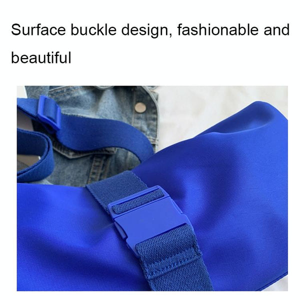 Travel & Fitness Crossbody Bag Waterproof Nylon Blue Gym Bags