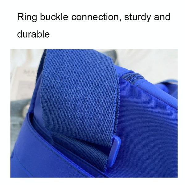 Travel & Fitness Crossbody Bag Waterproof Nylon Blue Gym Bags