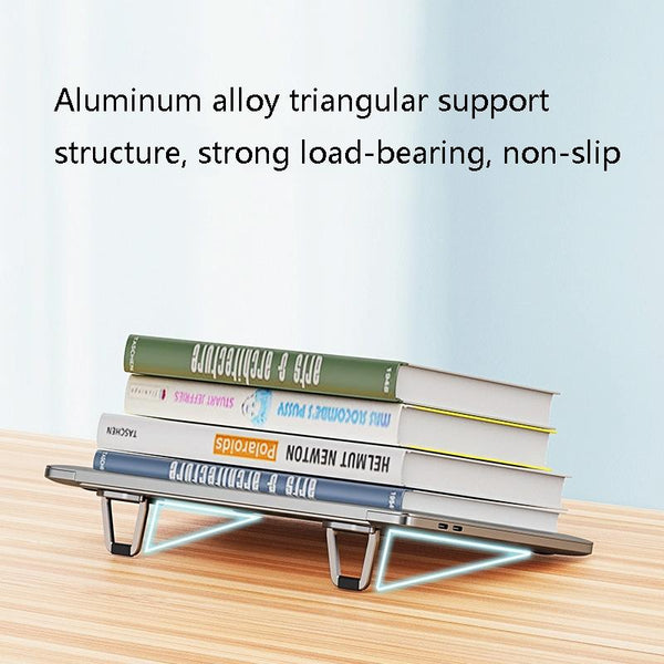 Aluminum Laptop Stand Heightening Bracket Grey Stands Holders & Car Mounts