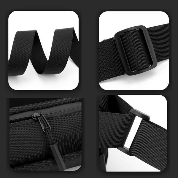 Men Cycling Chest Bag Casual Messenger Pack Black Bags & Panniers