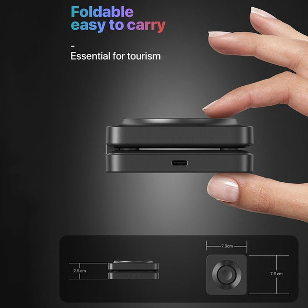 Magnetic Wireless Charger Fast Charging Black Chargers & Cradles