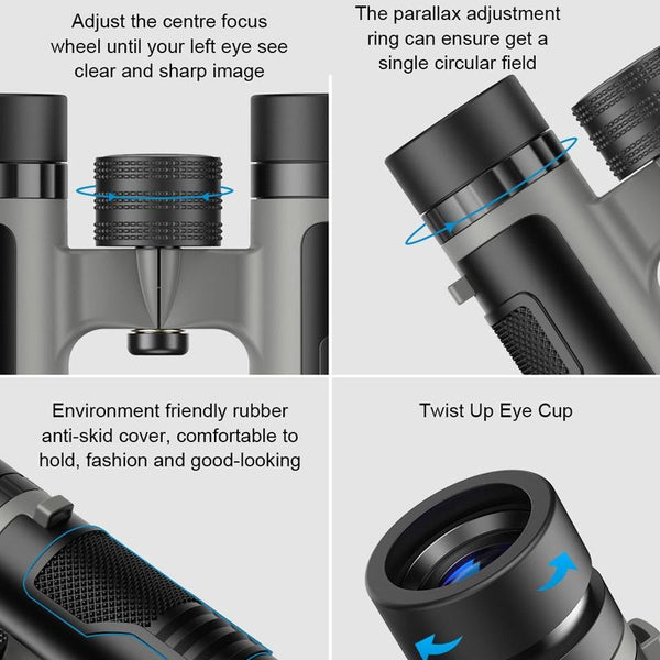 25X For Bird Watching And Hiking Bak4 Prism Binoculars