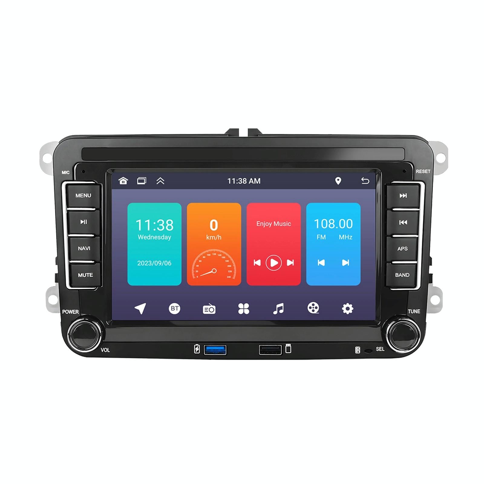 Android Carplay Navigation For Vw / Skoda 1 + 32G Screen Reversing Camera Other Car Audio