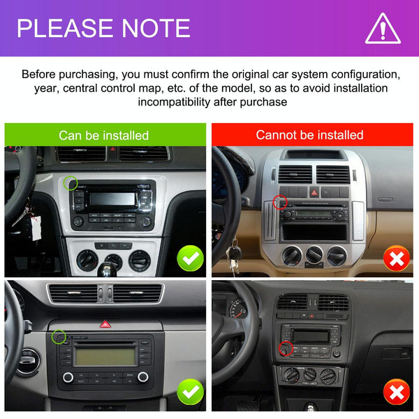 Android Carplay Navigation For Vw / Skoda 1 + 32G Screen Reversing Camera Other Car Audio
