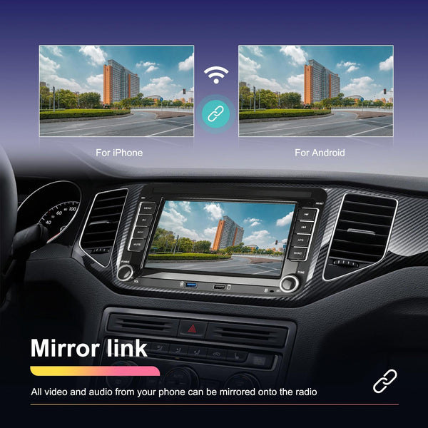 Android Carplay Navigation For Vw / Skoda 1 + 32G Screen Reversing Camera Other Car Audio