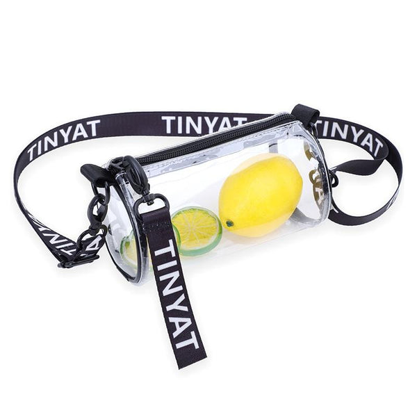 Transparent Pvc Mini Messenger Bag For Women White Women's Bags & Handbags