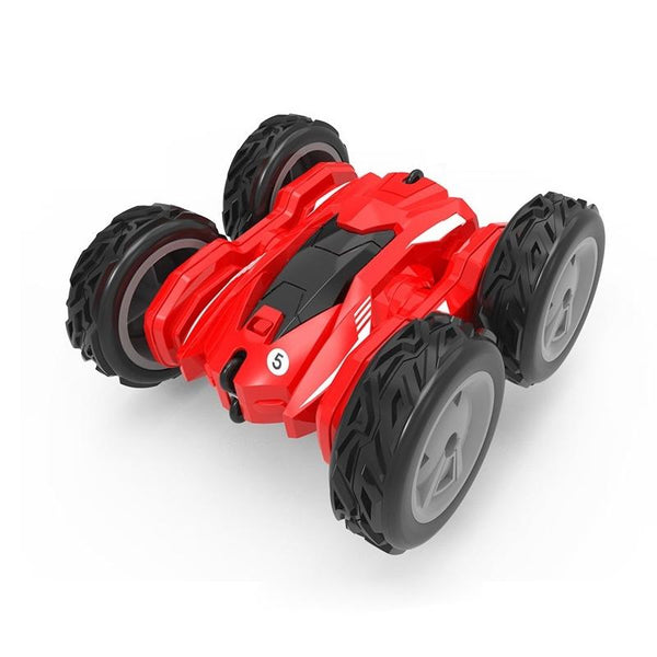 High Speed Double Sided Rc Car For Stunts And Off Road Tumbling Red Remote Controlled Toys