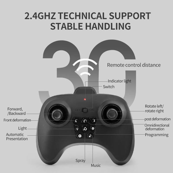 Stunt Drift Remote Control Car Single Eight Wheels Blue Remote Controlled Toys