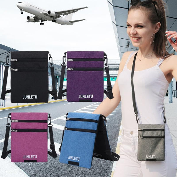 Waterproof Crossbody Cell Phone Pouch For Travel Dark Blue Women's Bags & Handbags