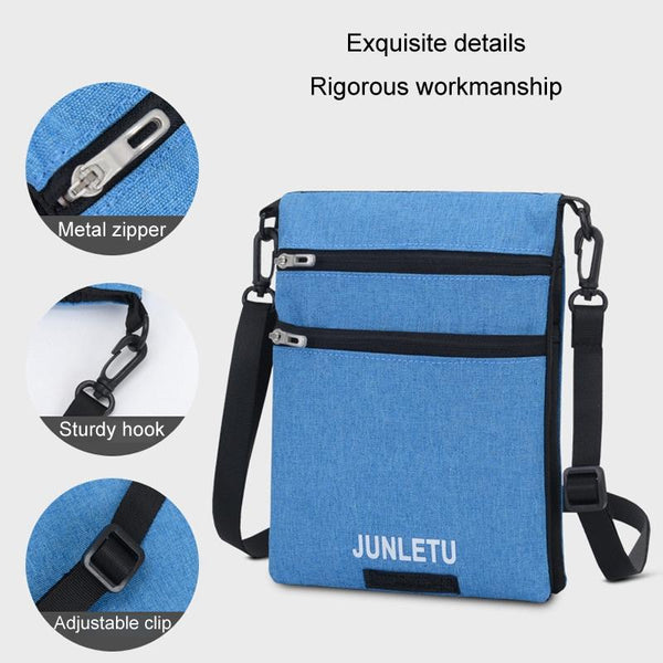 Waterproof Crossbody Cell Phone Pouch For Travel Dark Blue Women's Bags & Handbags