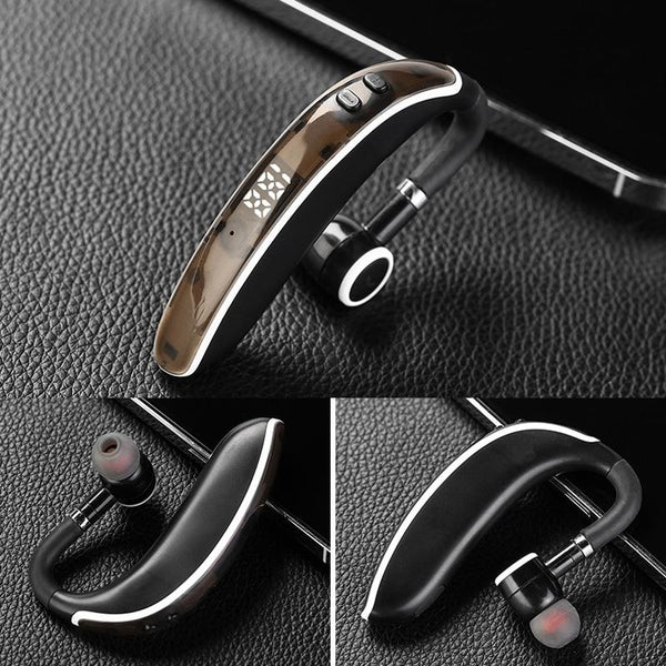 Universal Bluetooth Earphone Single Rotating Black / White Earbuds