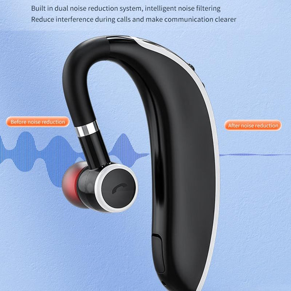 Universal Bluetooth Earphone Single Rotating Black / White Earbuds