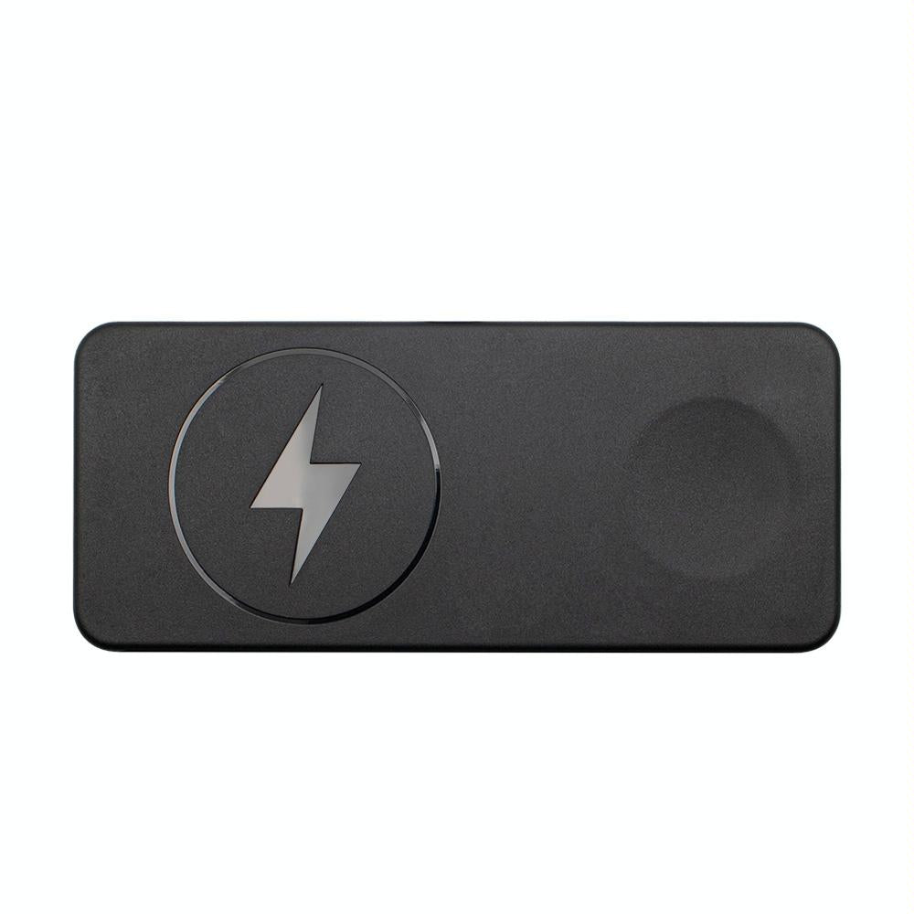 2 In 1 Magnetic Wireless Charger Black Chargers & Cradles