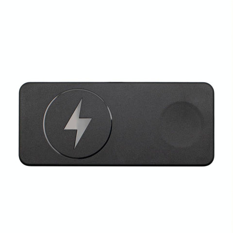 2 In 1 Magnetic Wireless Charger Black Chargers & Cradles