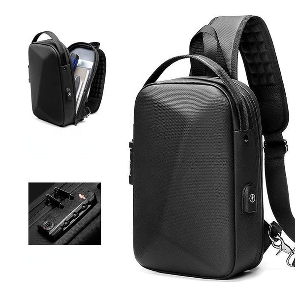 Waterproof Chest Bag Usb Port Lightweight Outdoor Shoulder Messenger Bags