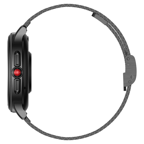 Smart Wristband With Waterproof Heart Rate And Blood Pressure Monitoring Black Smart Watches