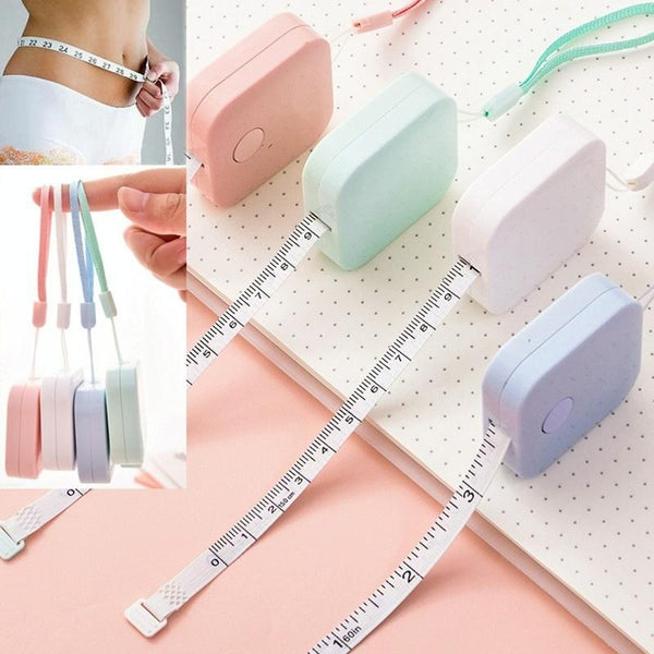 Compact Leather Measuring Tape 1.5M Mini Cute Portable Measuring Tapes