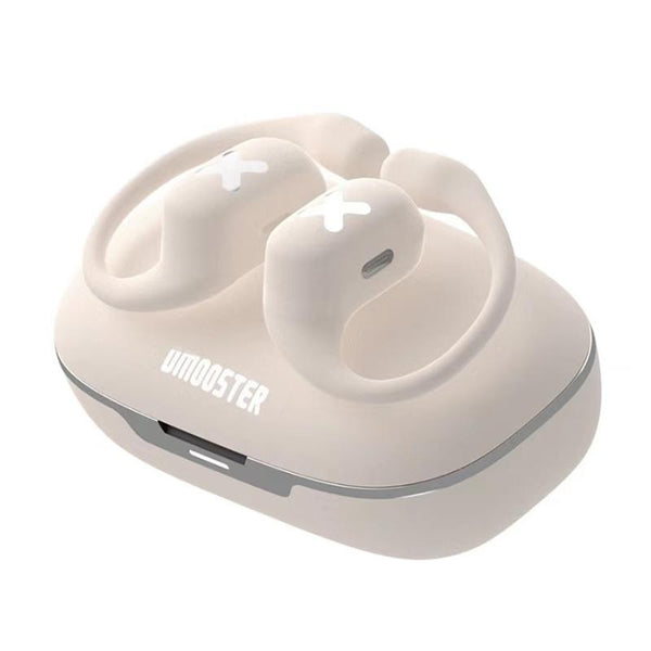 Bluetooth Earphones With Mount Design White Earbuds