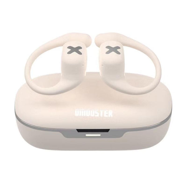 Bluetooth Earphones With Mount Design White Earbuds