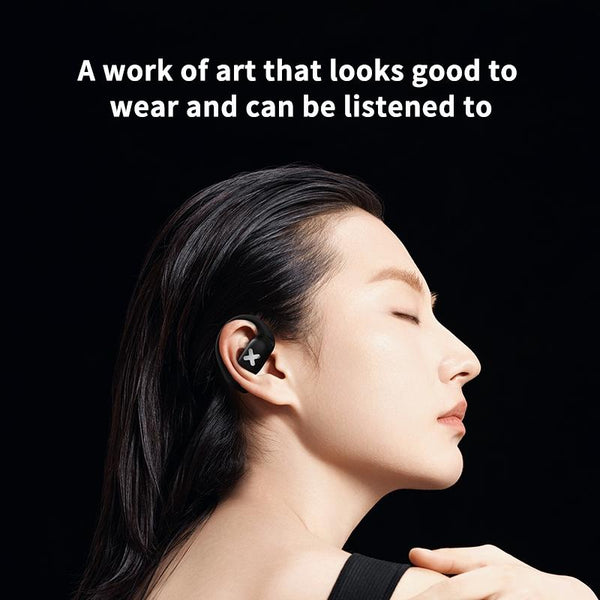 Bluetooth Earphones With Mount Design White Earbuds