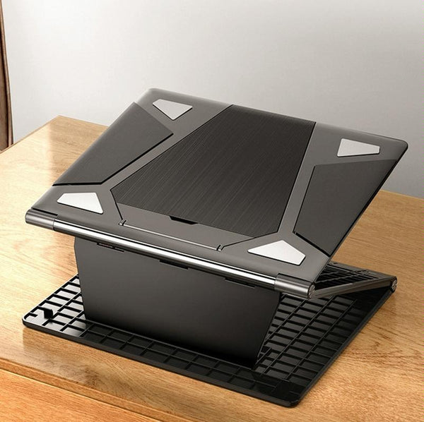 Laptop Stand Height Foldable Heat Dissipation Elegant Black Stands Holders & Car Mounts