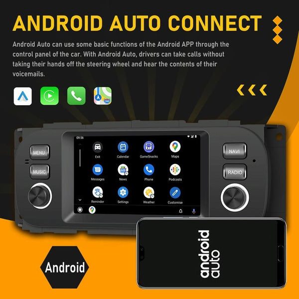 Carplay Android Navigation For Jeep Grand Cherokee 1999 2004 Large Screen Video In Dash Units W/O Gps