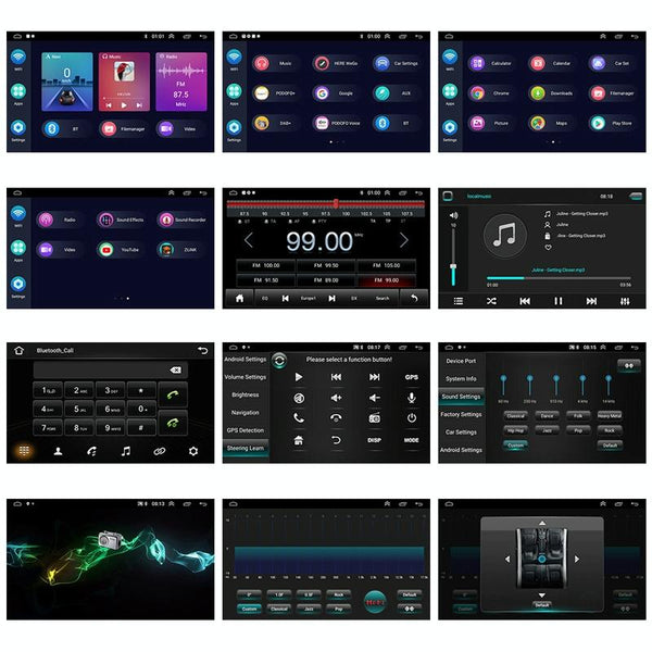 Carplay Android Navigation For Jeep Grand Cherokee 1999 2004 Large Screen Video In Dash Units W/O Gps