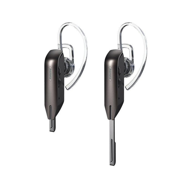 Wireless Metal Bluetooth Earphone With Noise Reduction Black Headphones