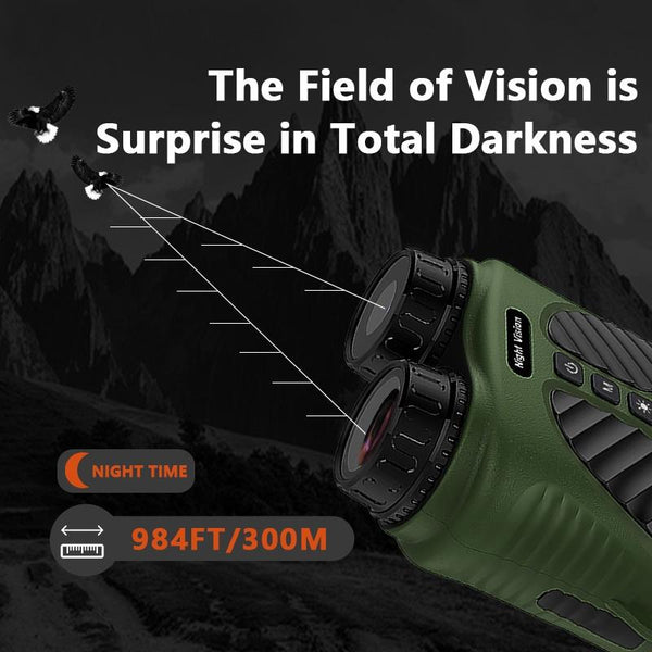 3 Ips Screen Digital Night Vision Binoculars With Display Black Binoculars & Monoculars