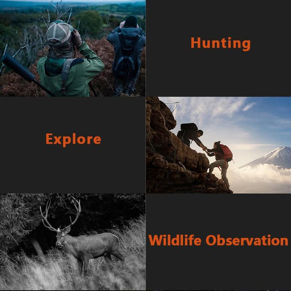 3 Ips Screen Digital Night Vision Binoculars With Display Black Binoculars & Monoculars