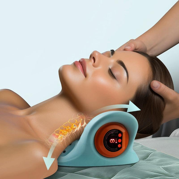 Blue Hot Compress Shoulder & Neck Massager Massagers