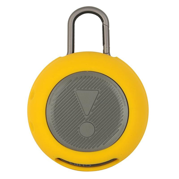 Soft Silicone Protective Cover For Jbl Clip 3 Bluetooth Speaker Yellow Cases Covers & Skins