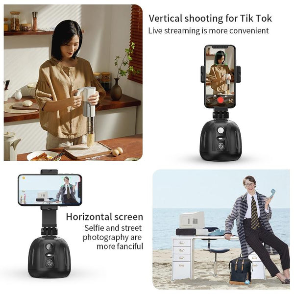 Smart 360 Degree Live Video Recording Desktop Stabilizer Stabilizers