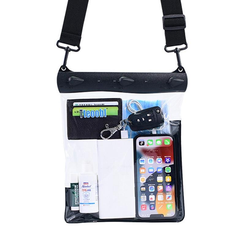 Waterproof Shoulder Messenger Bag For Sundries Phone Compatible Black Bags